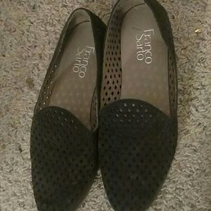 Franco Sarto perforated flats! Barely worn!